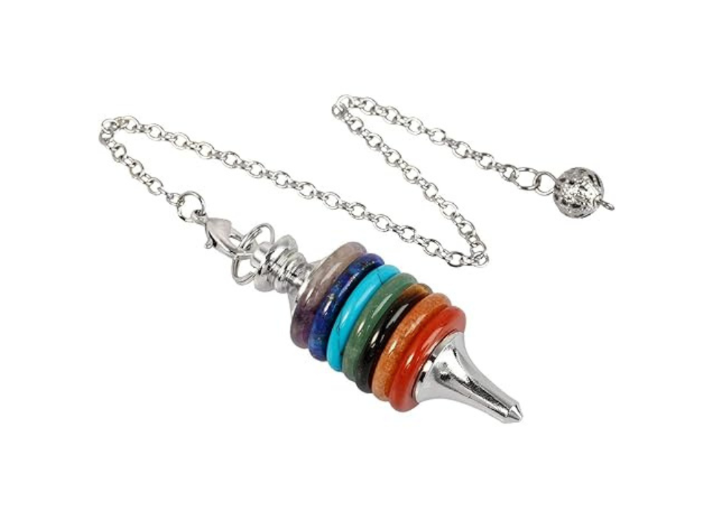 Layered 7 Chakra Pendulum