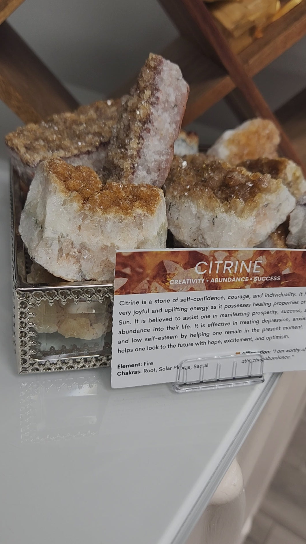 Citrine Clusters Crystal From Brazil