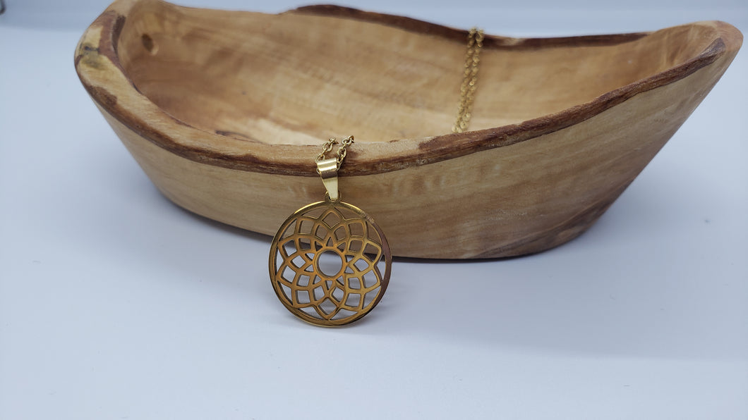 Crown Chakra Lotus Flower necklace