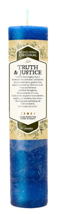 Blessed Herbal Candle-Truth and Justice