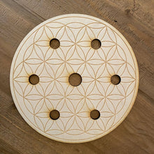 Load image into Gallery viewer, Flower of Life Sphere Holder Crystal Grid

