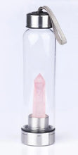 Load image into Gallery viewer, Healing Amethyst crystal Elixir water bottle
