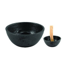 Load image into Gallery viewer, Tree of Life Black Cast Iron Palo Santo Wood Burner
